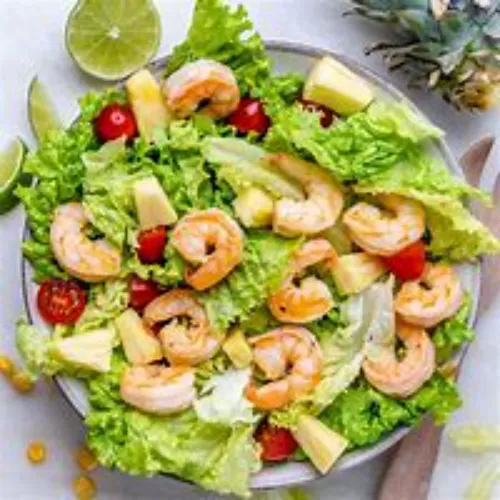 Pineapple prawns salas